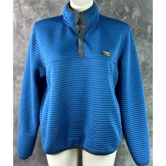 L.L. Bean Other - LL Bean Men's Airlight Knit Pullover Shirt Solid Blue sz XL Reg (15868)